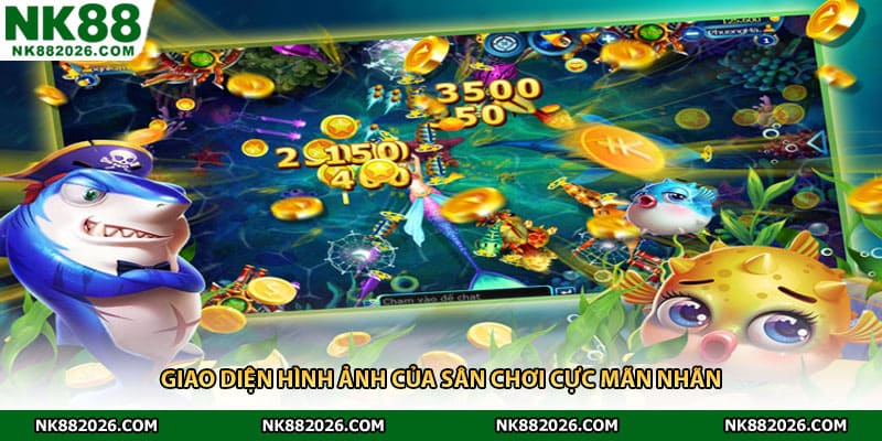 Giao diện hình ảnh của sân chơi cực mãn nhãn
