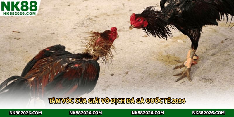 Tầm vóc của giải vô địch đá gà quốc tế 2026
